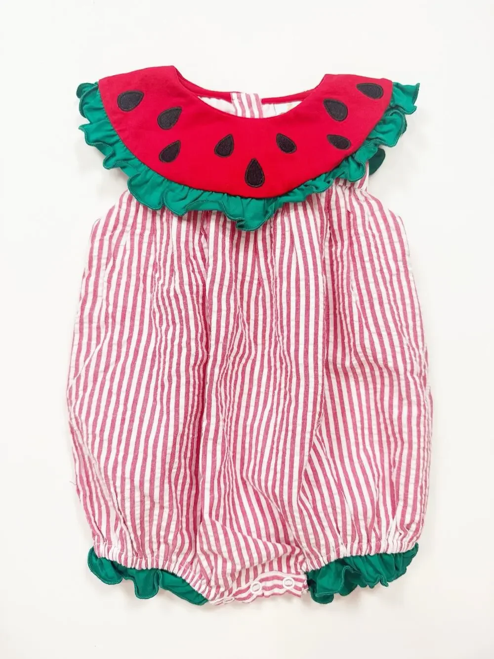 Busy Bees Smocks Watermelon Bubble